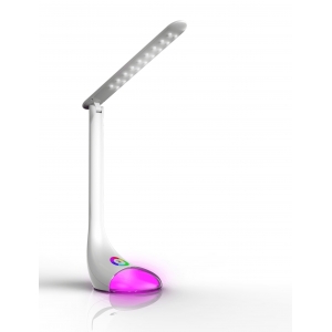 LED Table lamp with colorful night light, LED desk lamp with RGB Night Light