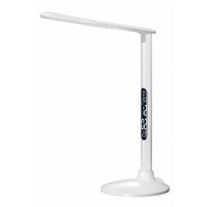LED table lamp with 3-Color light modes, touch dimmer LED Table Lamp, LED Desk Lamp with Alarm Clock