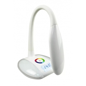 LED desk lamp with alarm clock, flexible LED study lamp, decorative LED reading lamp, modern LED table lamp