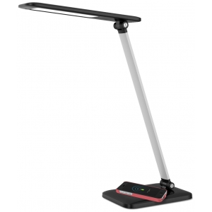 Aluminum LED Table Lamp with QI Wireless Charging