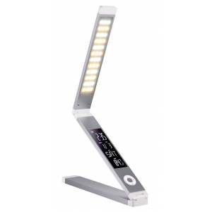 Aluminium LED table lamp with USB output