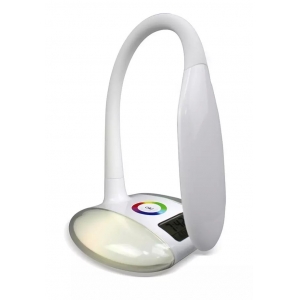 LED desk lamp with alarm clock, flexible LED study lamp, decorative LED reading lamp, modern LED table lamp